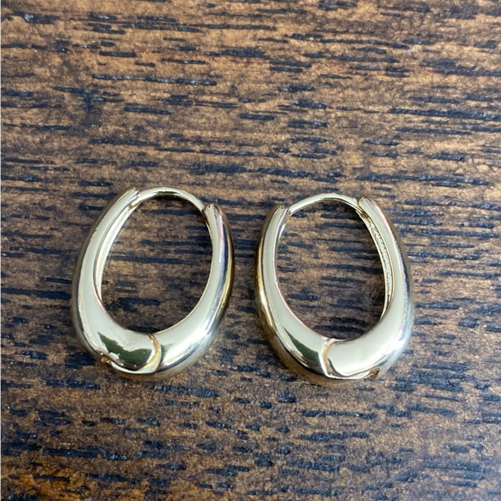 Classic Gold Huggie Hoop Earrings - Women Jewelry